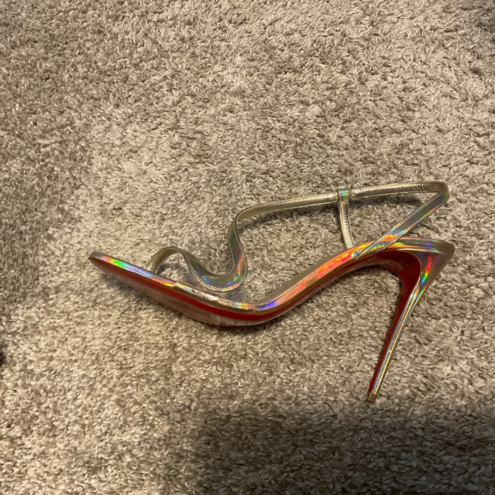 Gold Christian Louboutin  heels